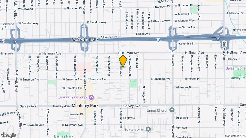 504 N Alhambra Ave Mapa y Detalles de la Ubicación