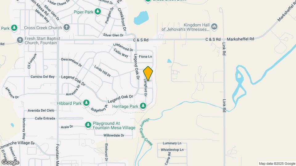 8757 Langford Dr Map and Location Details