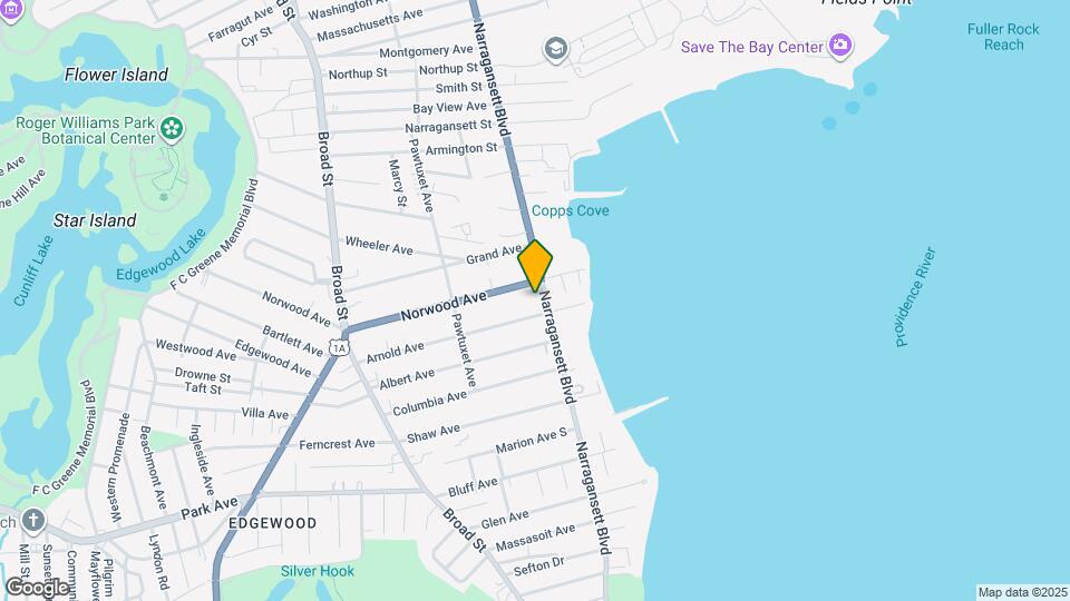 1229 Narragansett Blvd Map and Location Details