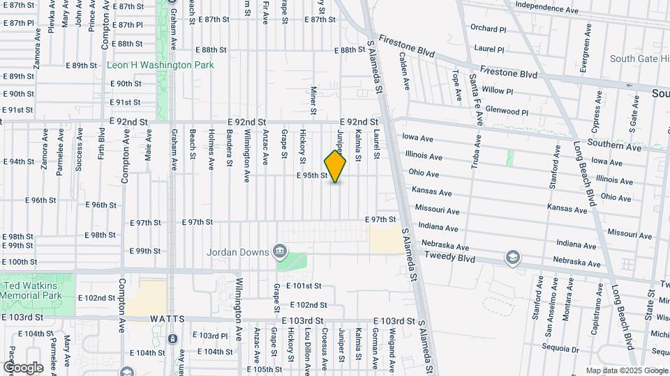 9517 Juniper St Mapa y Detalles de la Ubicación