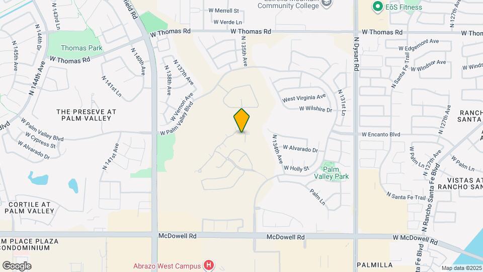 2218 N 135th Dr Map and Location Details