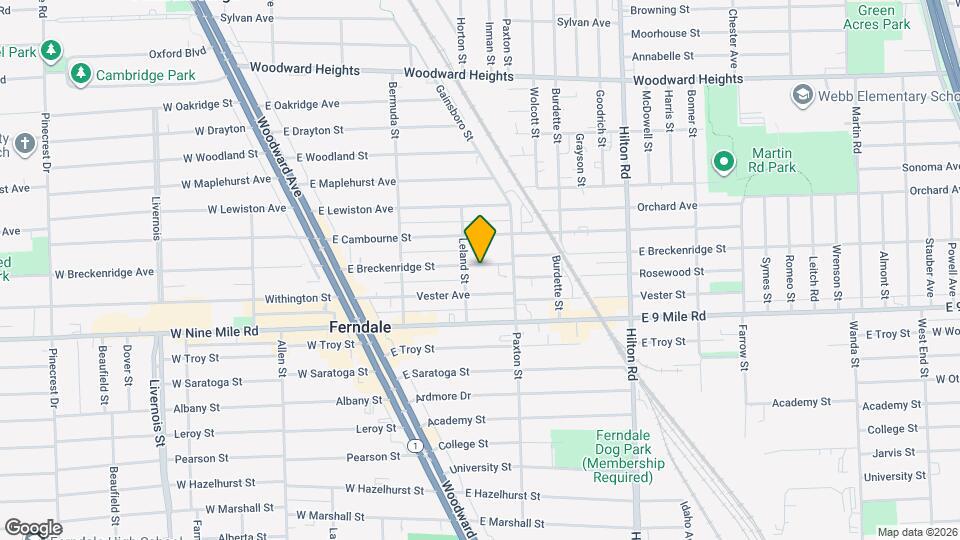 454 E Breckenridge St Map and Location Details