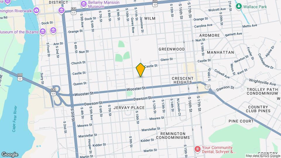 1016 Queen St Mapa y Detalles de la Ubicación