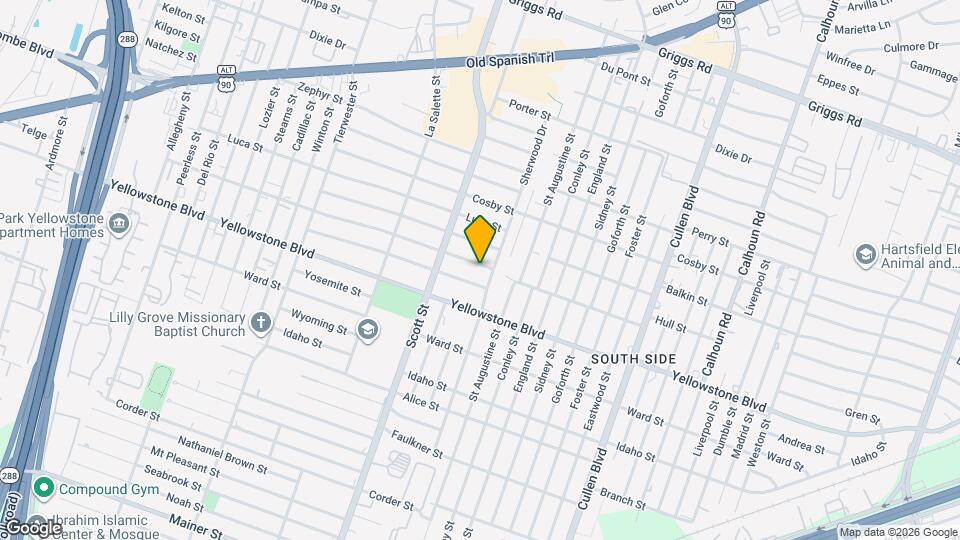 3938 Daphne St Map and Location Details