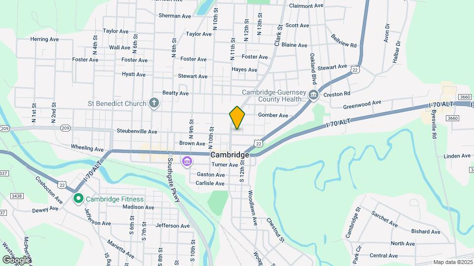 1111 Steubenville Ave Map and Location Details