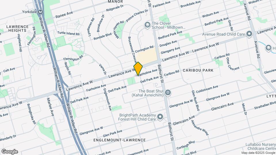 41 Fairholme Ave Map and Location Details