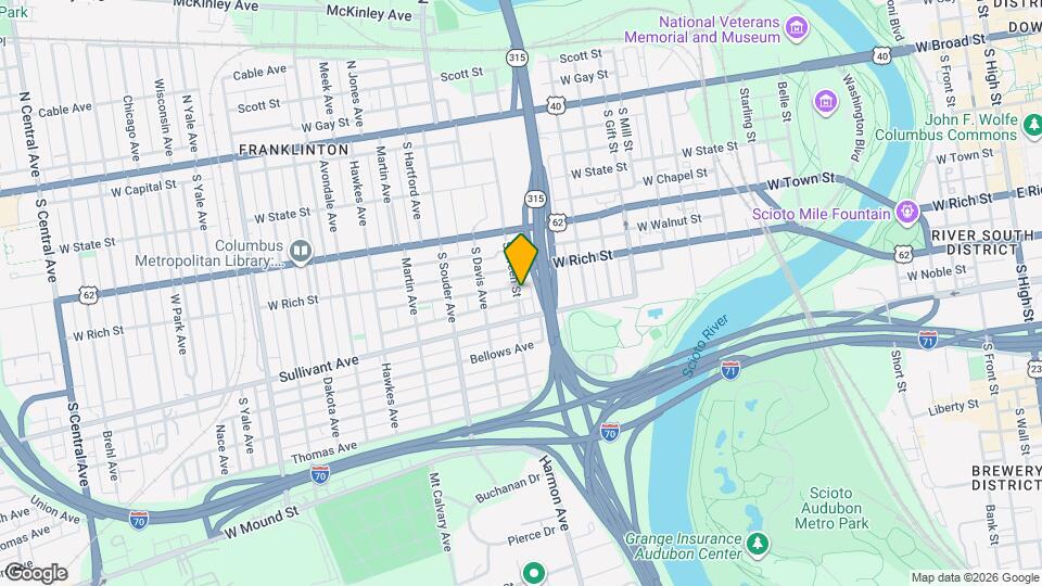 262 S Green St Map and Location Details