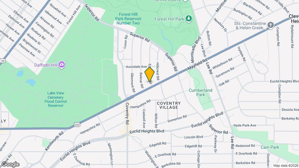 1690 Eddington Rd Map and Location Details