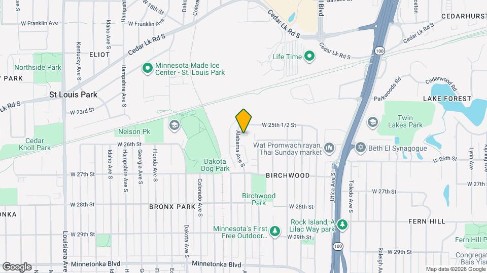 2563 Alabama Ave S Map and Location Details