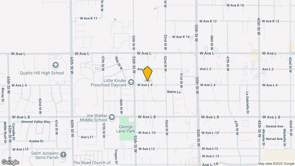 5315 W Ave L4 Map and Location Details