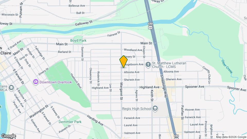 1602 Altoona Ave Map and Location Details