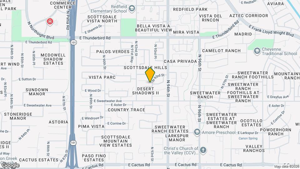 9286 E Wood Dr Map and Location Details