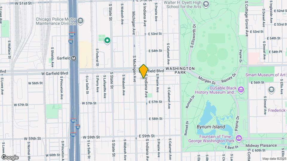 5528 S Indiana Ave Map and Location Details