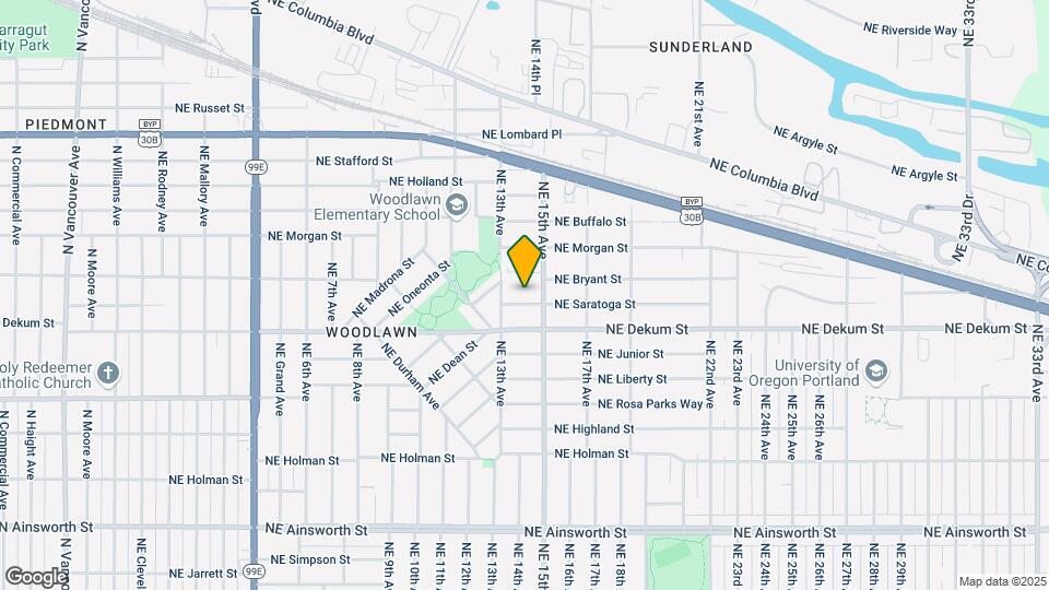 6921 NE 15th Ave Map and Location Details