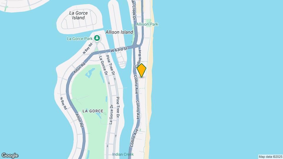 5825 Collins Ave, Unit 5D Mapa y Detalles de la Ubicación