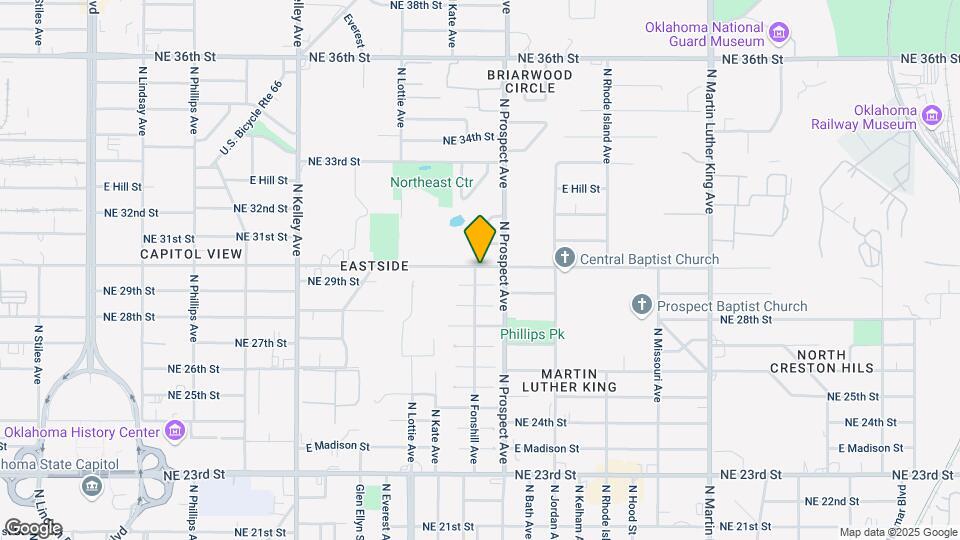3010 N Fonshill Ave Map and Location Details