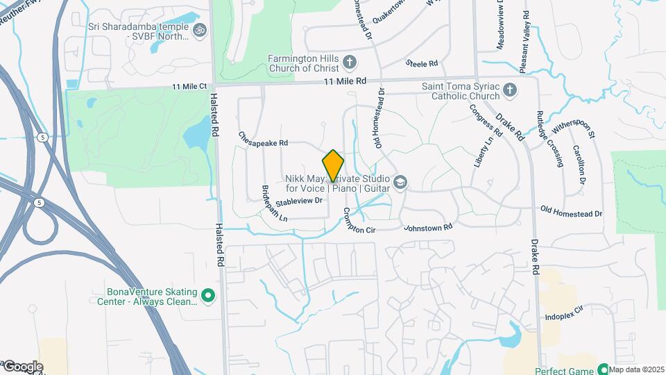 25392 Surrey Ln Map and Location Details