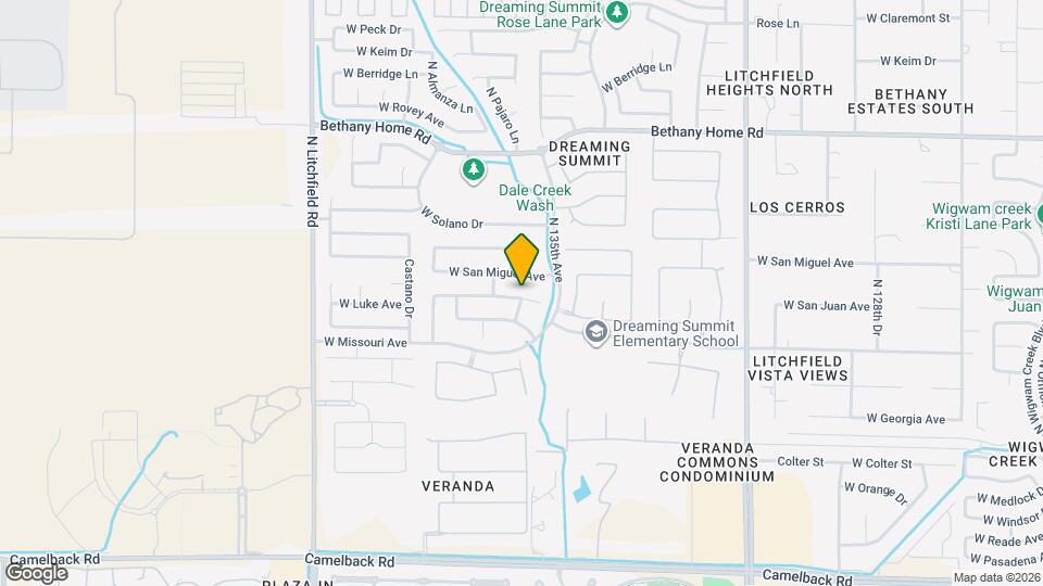 13532 W San Juan Ave Map and Location Details