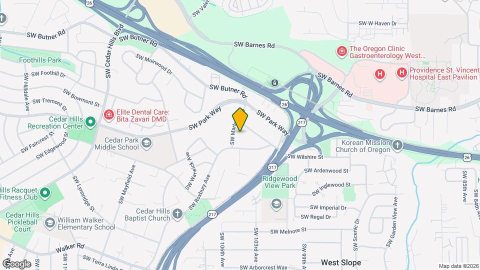 1786 SW Marlow Ave Map and Location Details