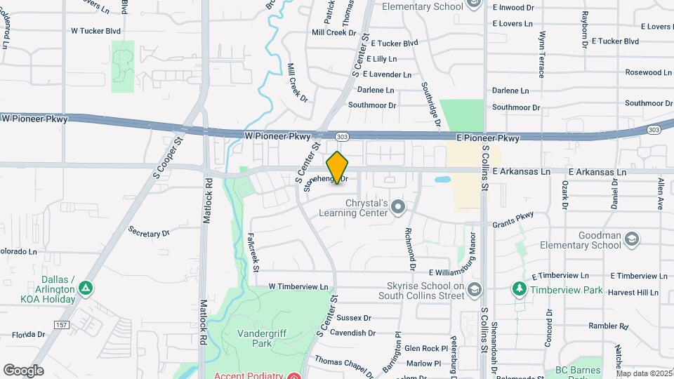 421 Stonecreek Dr Map and Location Details