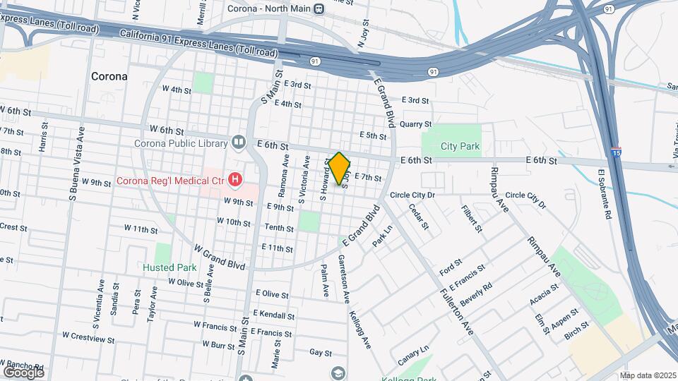 419 E 8th St Mapa y Detalles de la Ubicación