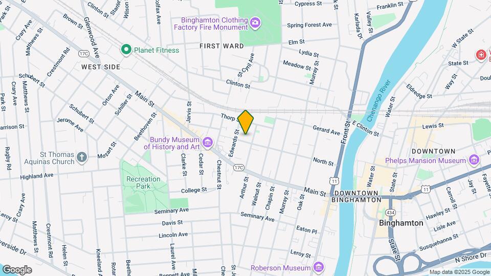 54 North St Mapa y Detalles de la Ubicación