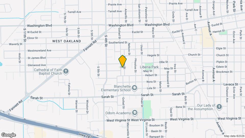 3785 Goliad St Map and Location Details