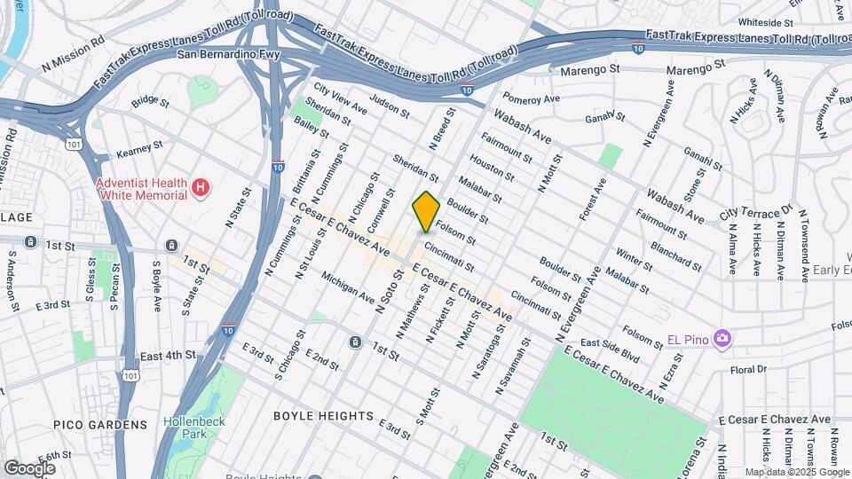402 N Soto St Map and Location Details