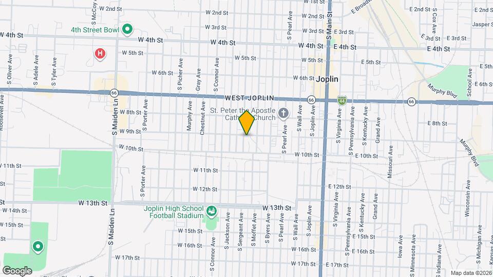 901 S Sergeant Ave Map and Location Details