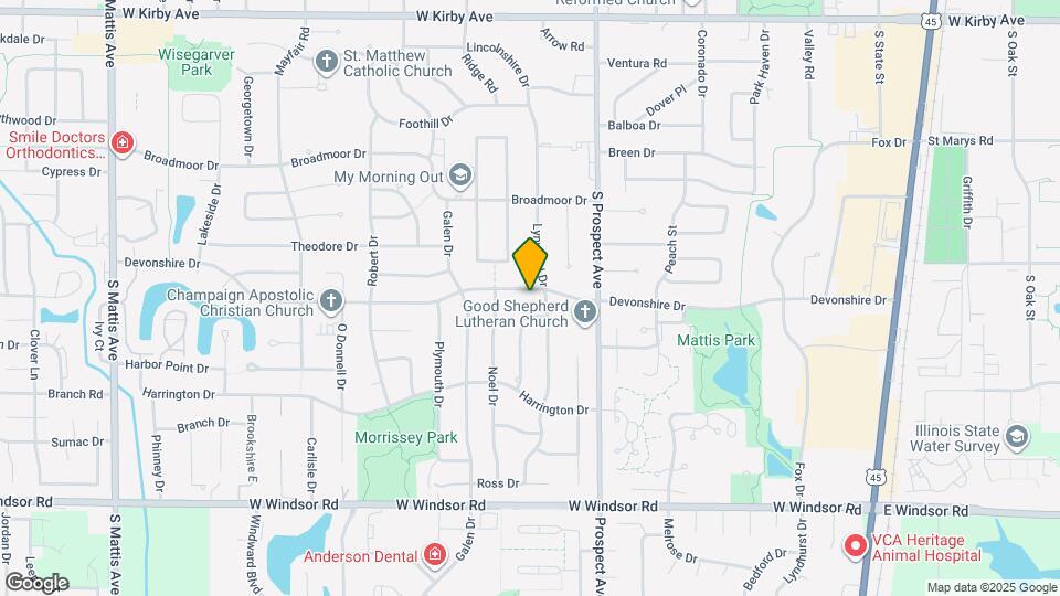 1005 Devonshire Dr Map and Location Details