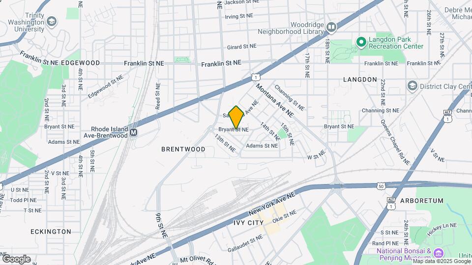 1343 Bryant St NE Map and Location Details