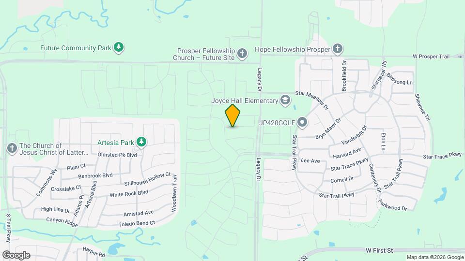 2541 Forestbrook Dr Map and Location Details