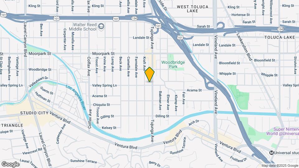 11403 Valley Spring Ln Map and Location Details