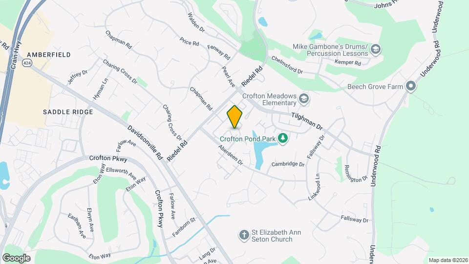 1706 Copley Ct Mapa y Detalles de la Ubicación