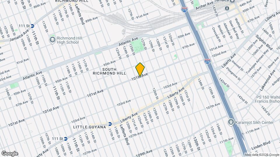 124-14 101st Ave Mapa y Detalles de la Ubicación