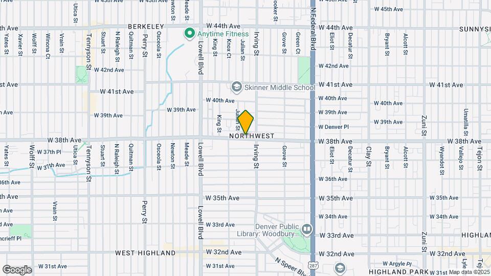 3360 W 38th Ave, Unit 13 Map and Location Details