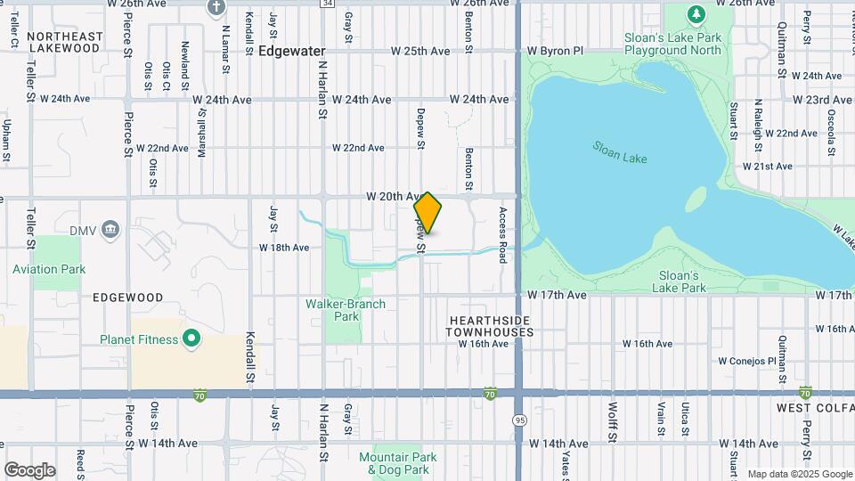 1812 Depew St Map and Location Details