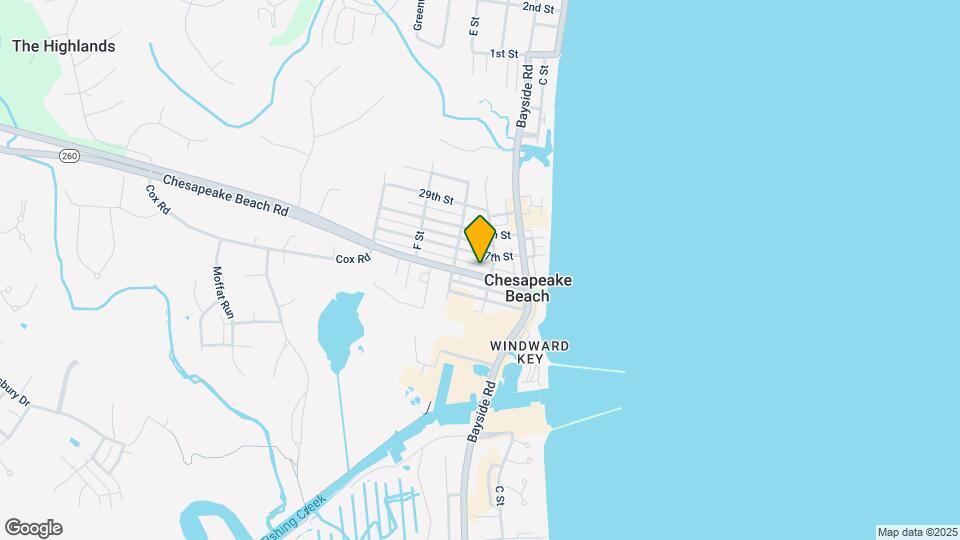 3816 Chesapeake Beach Rd Map and Location Details