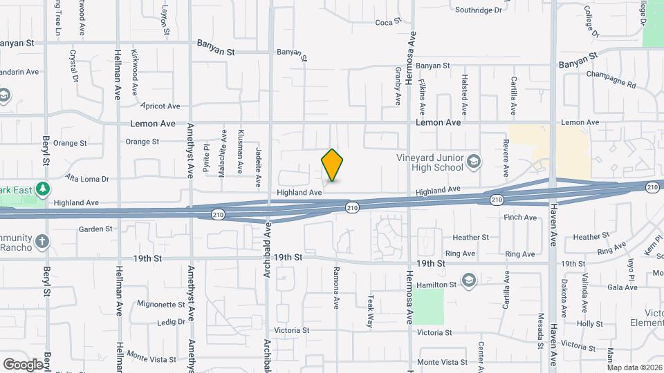 9940 Highland Ave Map and Location Details