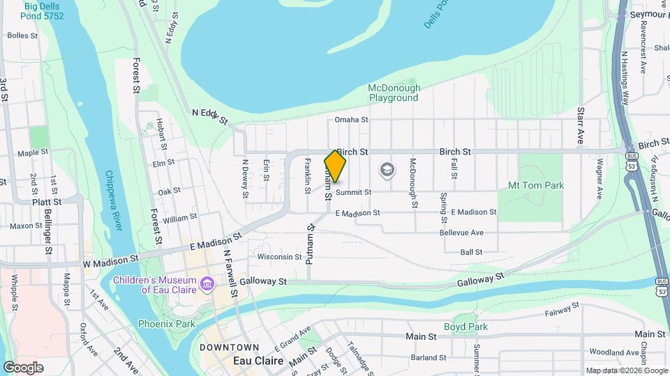 503 Putnam St Map and Location Details