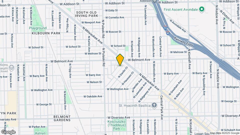 3149 N Springfield Ave Map and Location Details