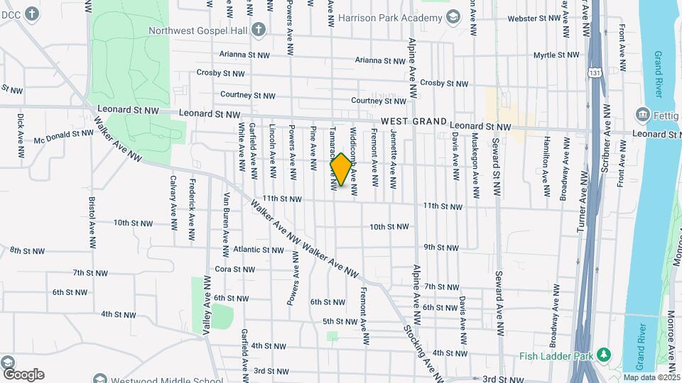 1014 Tamarack Ave NW-Unit -2 Map and Location Details