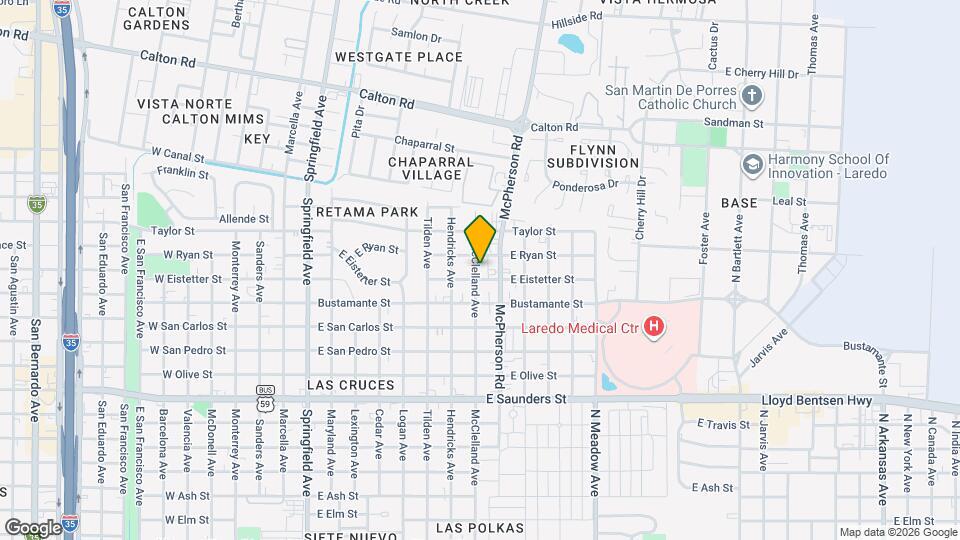 4305 McClelland Ave Map and Location Details