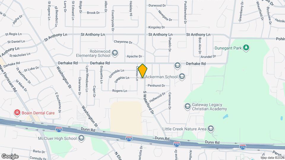 1105 S Waterford Dr Map and Location Details