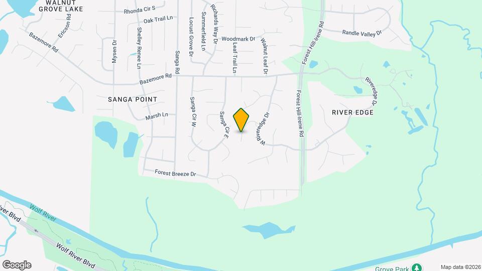 8866 Forest Ridge Cove Mapa y Detalles de la Ubicación