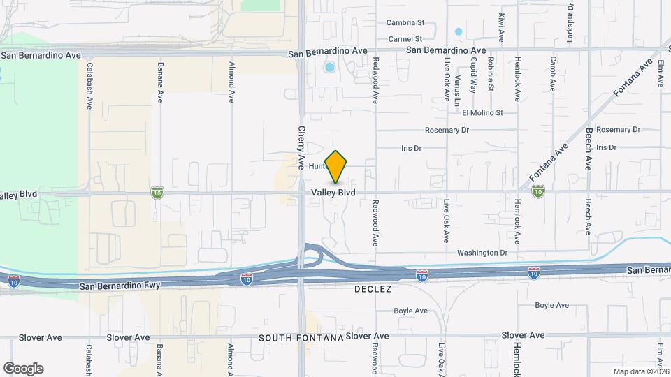 14596 Valley Blvd Mapa y Detalles de la Ubicación