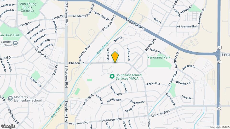 4447 Hunting Meadows Cir Map and Location Details