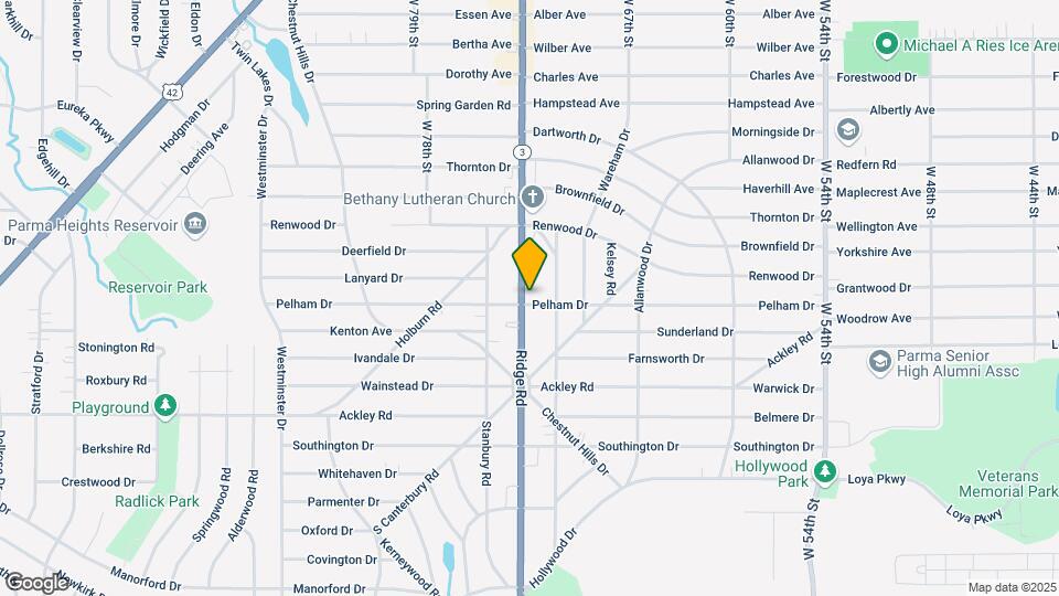 6169 Ridge Rd Mapa y Detalles de la Ubicación