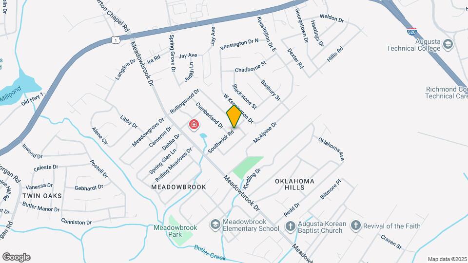 3510 Southwick Rd Map and Location Details