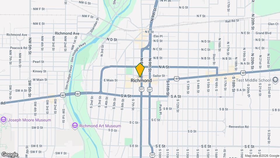 722 E Main St Map and Location Details
